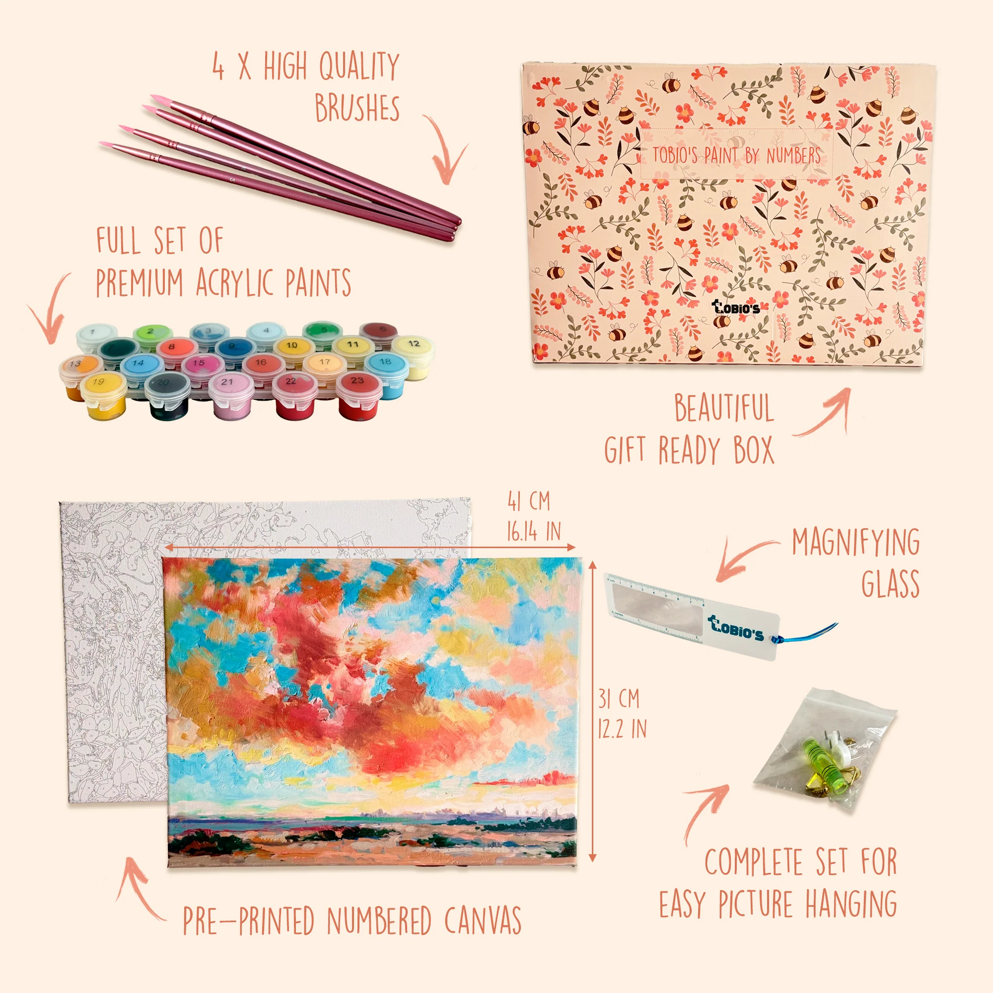 Open Sky - Paint By Numbers Kit - Image 2