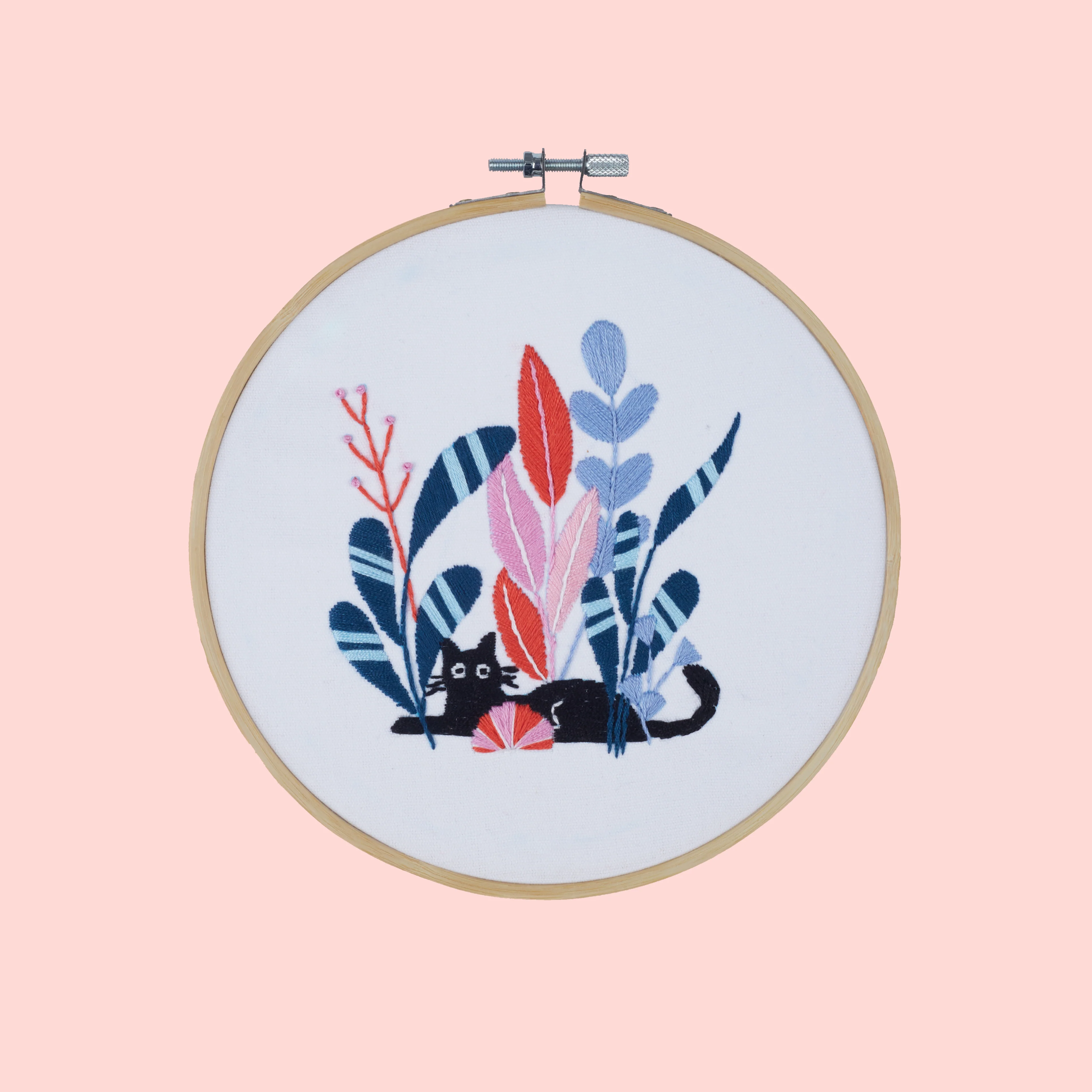 Tobio the Cat - Embroidery Kit