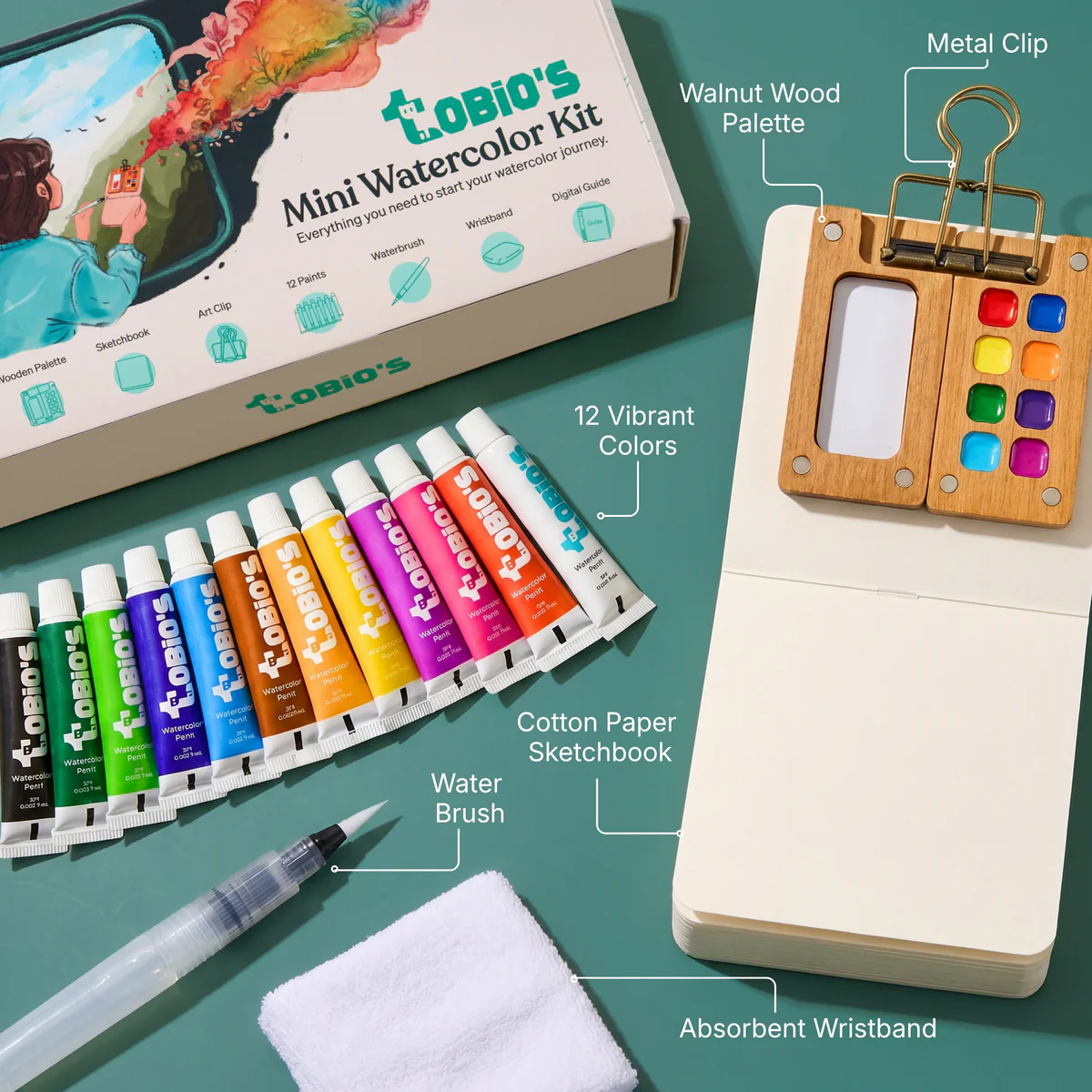 Tobio's™ Watercolor Kit - Image 8